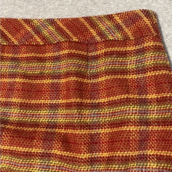 Talbots Womens Wool Plaid Skirt Size 6 Preppy Academia Career Office Tweed - Picture 7 of 11